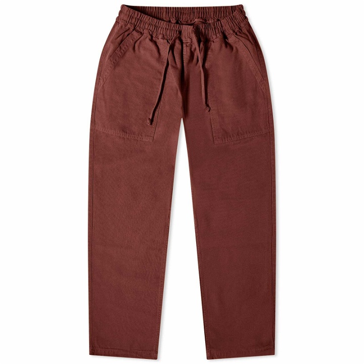 Photo: Service Works Men's Classic Canvas Chef Pants in Brown
