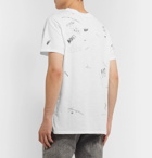 Isabel Marant - Zafferh Printed Cotton-Jersey T-Shirt - White
