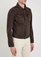 Tom Ford Patch Pocket Denim Jacket Brown