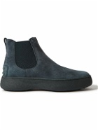 Tod's - Suede Chelsea Boots - Blue