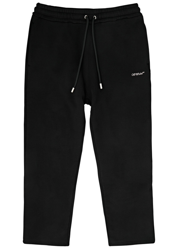 Photo: Off-white Vanish Arrow Logo Cotton Sweatpants Black