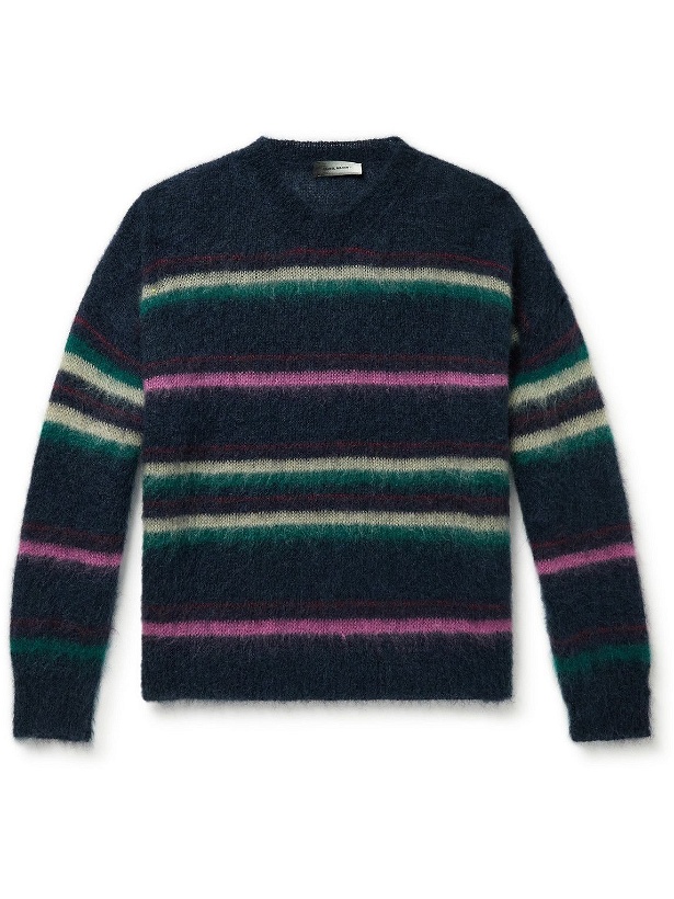 Photo: Isabel Marant - Striped Mohair-Blend Sweater - Unknown