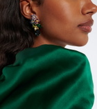 Jennifer Behr Bouquet embellished drop earrings
