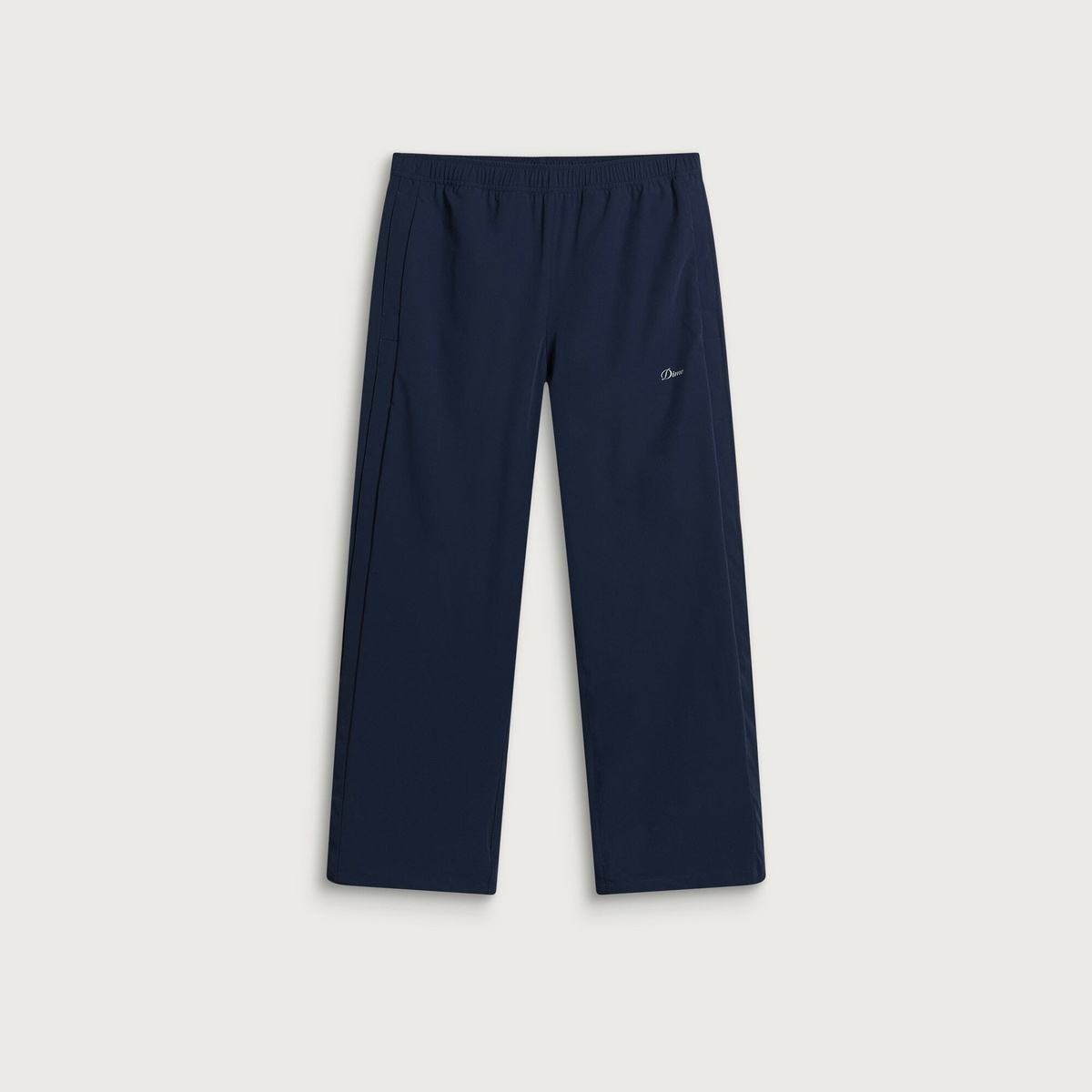 Dime Women's Athletic Snap Pants in Navy/Yellow