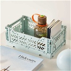 HAY Small Colour Crate in Arctic Blue