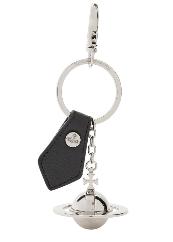 Photo: Vivienne Westwood 3D Orb Keyring - Black - One Size