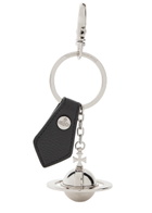 Vivienne Westwood 3D Orb Keyring - Black - One Size