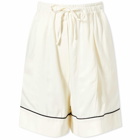 Sleeper Women's Pastelle Oversize Shorts in Beige