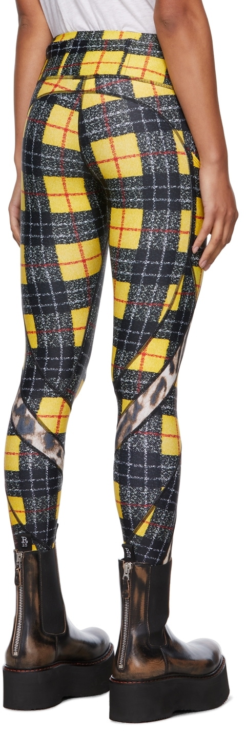 R13 Yellow Paneled Leggings R13