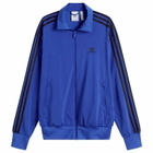 Adidas Firebird Track Top in Lucid Blue/Black