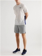 Castore - Active Straight-Leg Logo-Print Stretch Shorts - Gray
