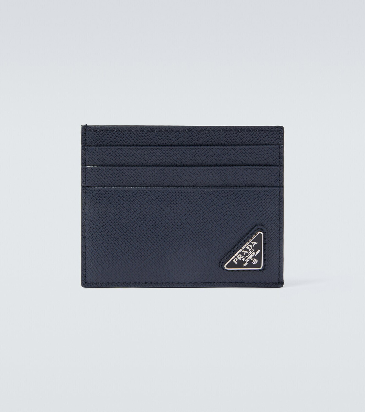 Prada Logo Saffiano leather card holder