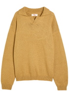 Cherry Los Angeles 5 Star Logo-intarsia Cotton Jumper Tan