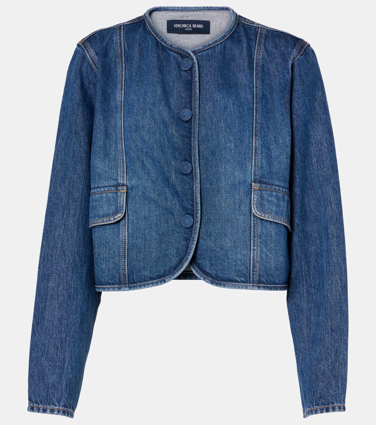 Veronica Beard Cordell cropped denim jacket Veronica Beard