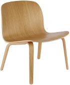 Muuto Beige Oak Visu Lounge Chair