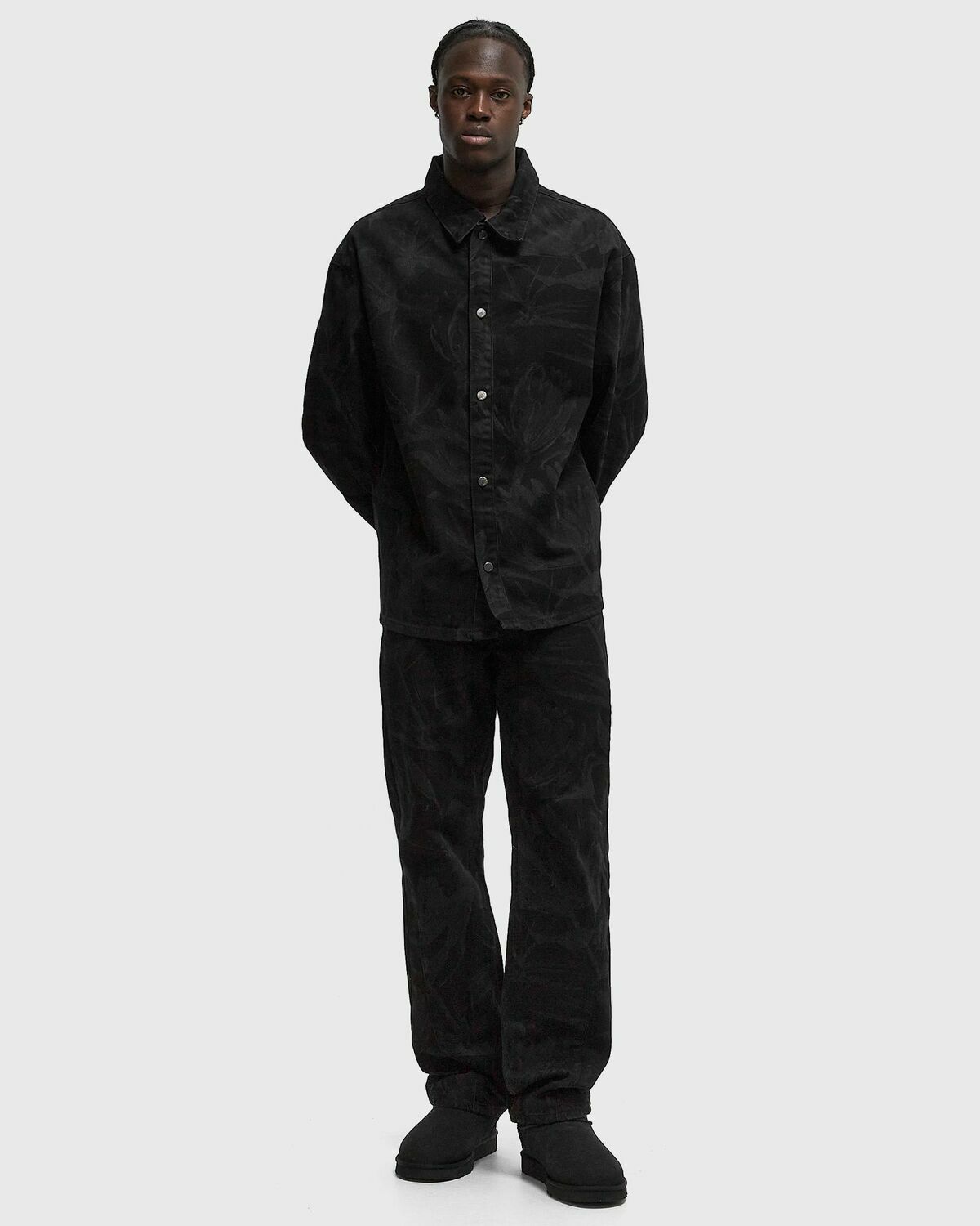 Daily Paper Floral laser jeans Black Men