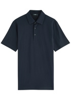 Herno Cotton-jersey Polo Shirt Navy