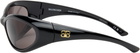 Balenciaga Black Oval Sunglasses