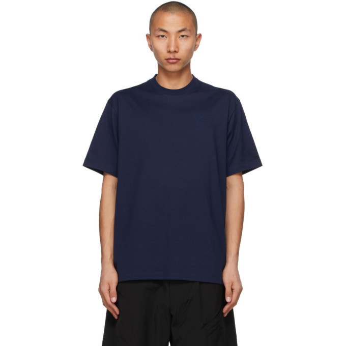 Photo: Y-3 Navy Logo T-Shirt