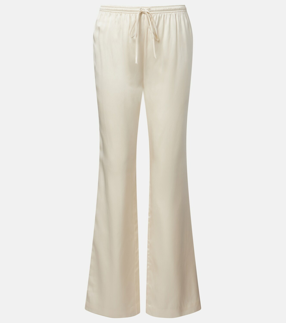 Rebecca Vallance Elise silk satin flared pants
