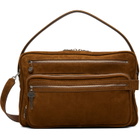 Acne Studios Brown Camero Camera Suede Shoulder Bag