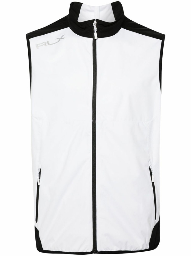 Photo: RLX Ralph Lauren White Water-Repellent Packable Gilet