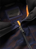 Kjus - Glacier Pro Printed Storm System® Wool-Twill Hooded Down Ski Jacket - Blue