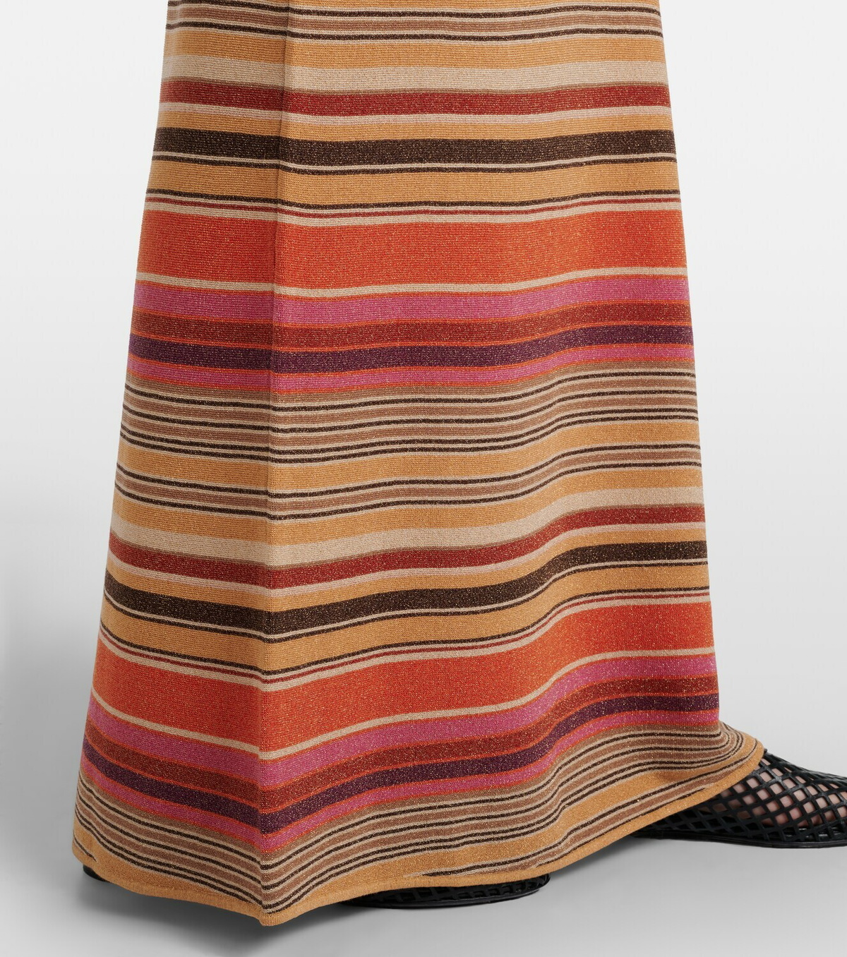Faithfull Notturna striped maxi dress