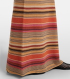 Faithfull Notturna striped maxi dress