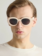 CELINE - Oval-Frame Acetate Sunglasses