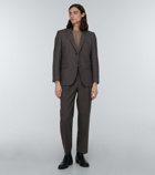 Auralee - Straight cotton, wool and cashmere pants