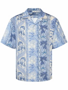 ETRO Printed Cotton Short Sleeve Shirt