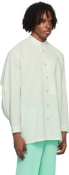 HOMME PLISSÉ ISSEY MIYAKE Green Pocket Shirt