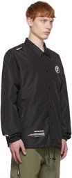 AAPE by A Bathing Ape Black Polyester Jacket