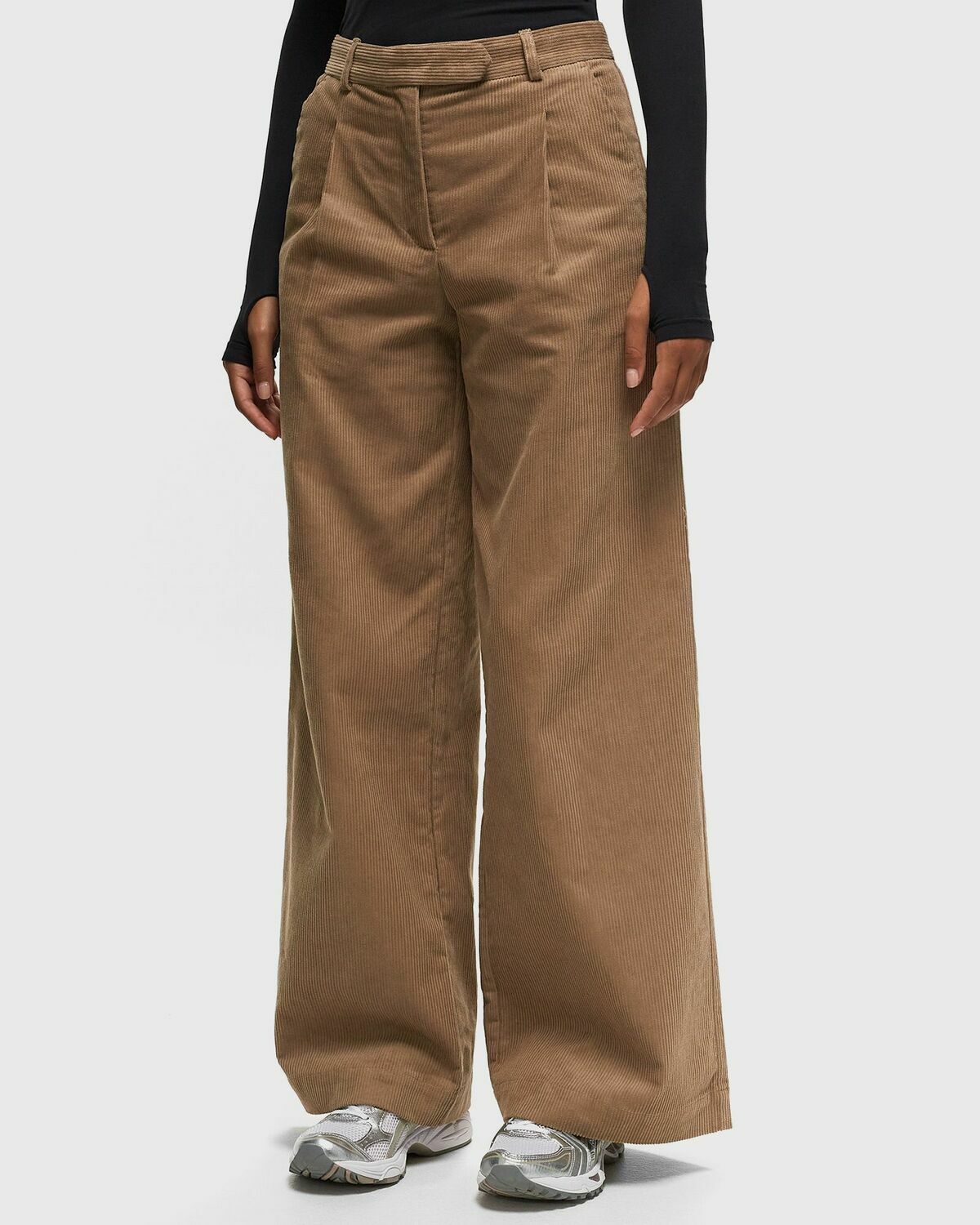 Designers, Remix Carson Wide Pants Brown Casual Pants