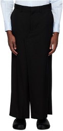 Doublet Black Lapped Trousers
