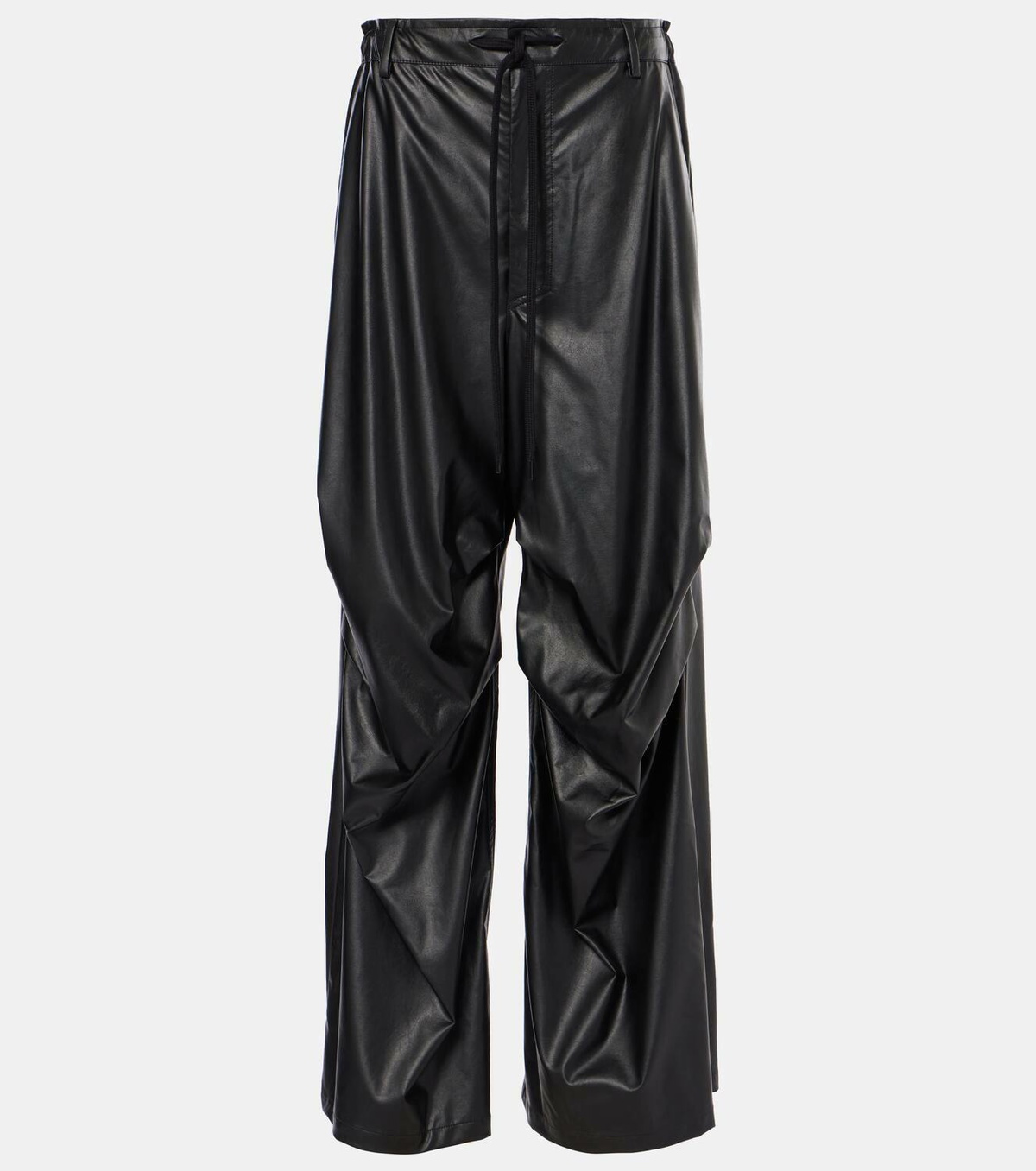 MM6 Maison Margiela Faux leather wide-leg pants MM6 Maison Margiela