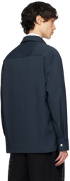Jil Sander Navy Zip Shirt
