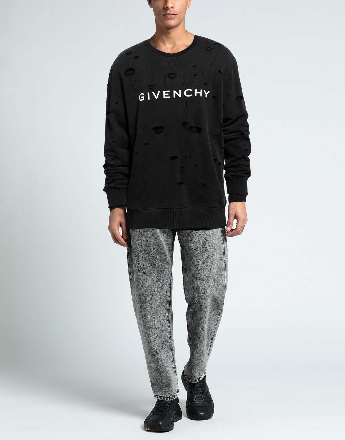 Givenchy Mens Sweatshirt Charcoal