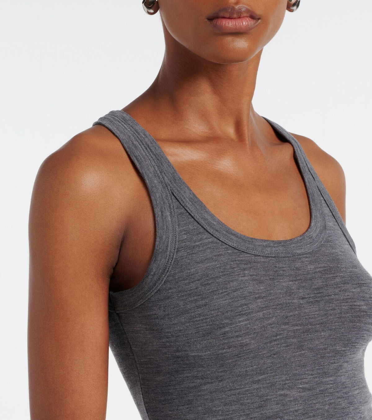 Róhe Wool jersey tank top