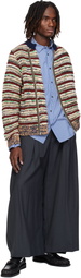 sacai Multicolor Mix Knit Blouson Cardigan