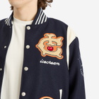 ICECREAM Men's Collegiate Patch Varsity Jacket in Navy