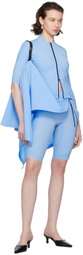 JOHANNA PARV Blue Zip Top