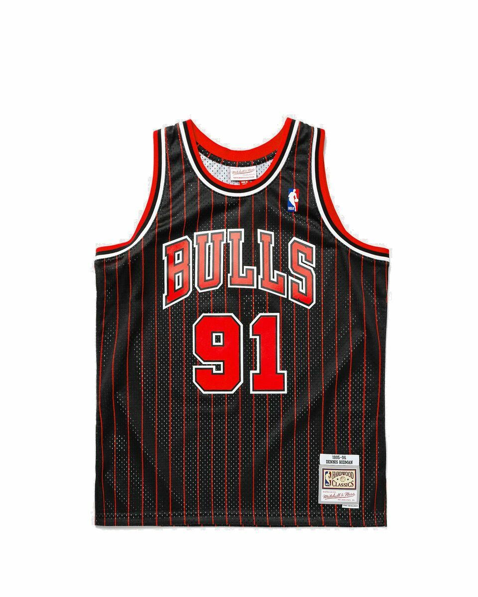 Photo: Mitchell & Ness Nba Swingman Jersey Chicago Bulls Alternate 1995 96 Dennis Rodman #91 Black - Mens - Jerseys