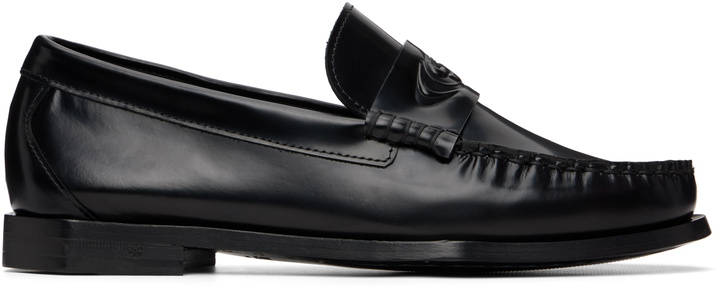 Photo: Casablanca Black Leather Loafers