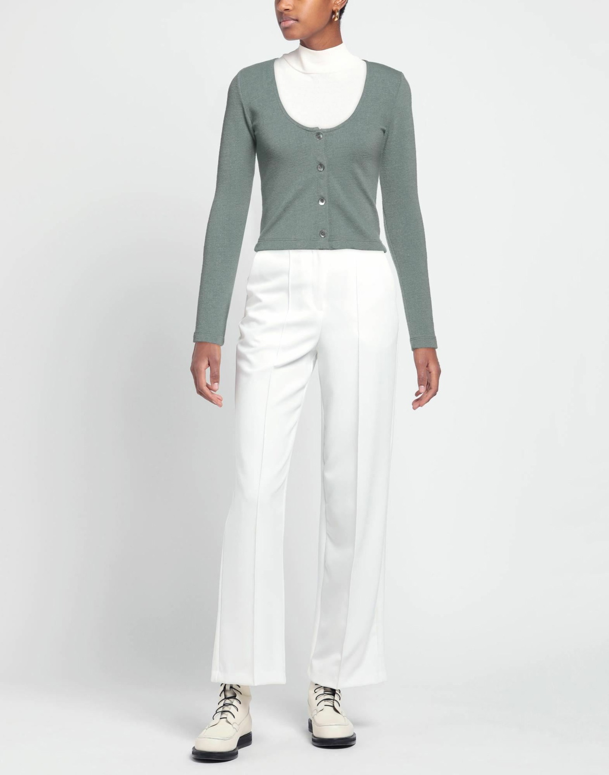 John Elliott Womens Cardigan in Grey