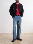 A.PRESSE - Tapered Distressed Jeans - Blue