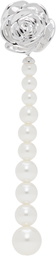 SHUSHU/TONG YVMIN Edition Faux-Pearl Chain Rose Single Earring