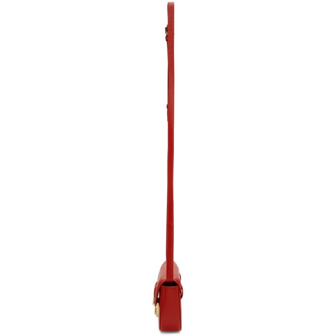 3.1 Phillip Lim Red Mini Pashli Saddle Belt Bag
