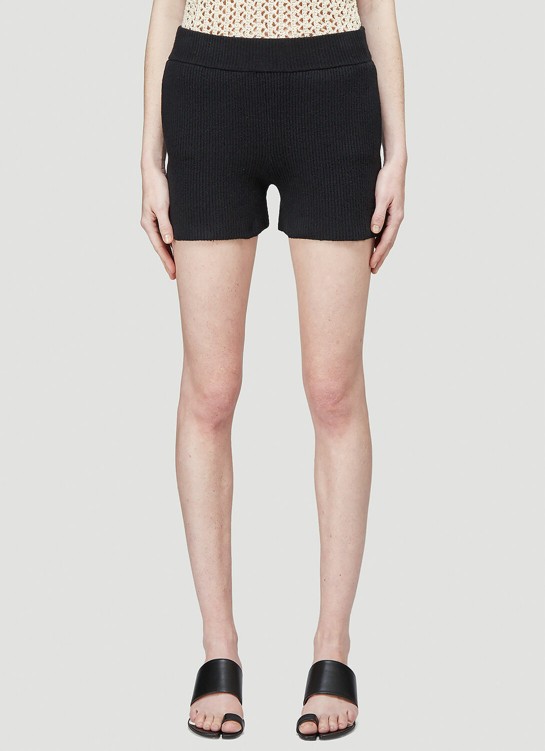 Helmut Lang Cozy Knit Shorts